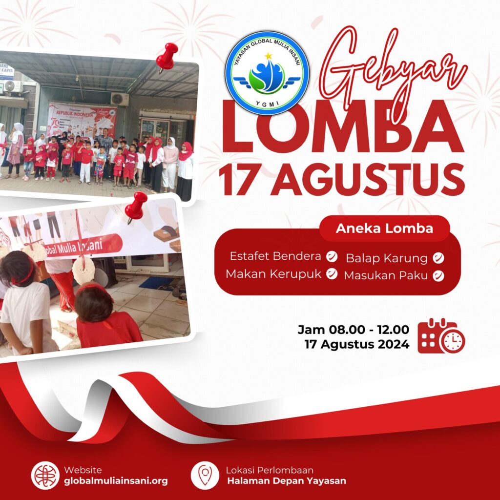 Perayaan 17 Agustus 2024 di Yayasan Global Mulia Insani