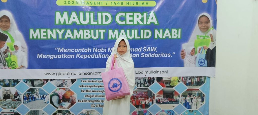 Santunan Maulid Nabi GMI, Berbagi Kebahagiaan di Hari Jumat