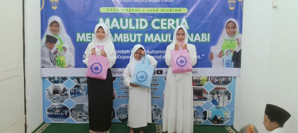 Santunan Maulid Nabi GMI, Berbagi Kebahagiaan di Hari Jumat